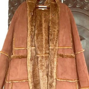 Jones New York Sherpa lined Coat